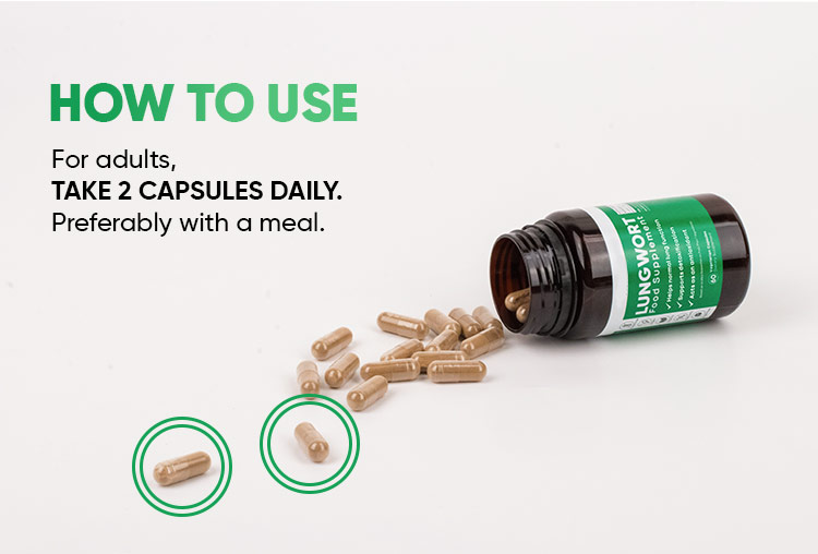 Herboxa Lungwort | Lung Support Supplement
