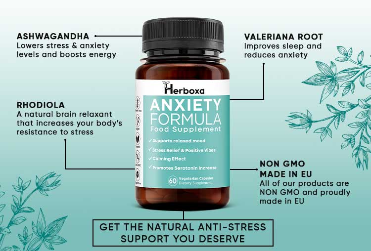 Herboxa Anxiety Formula | Food Supplement