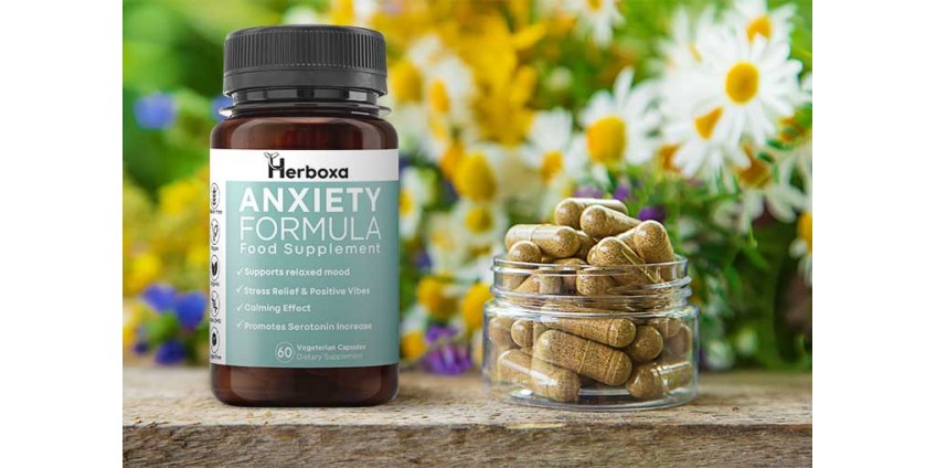Experience immediate relief with Herboxa Anxiety Formula, designed to maintain a calm and balanced mind. 