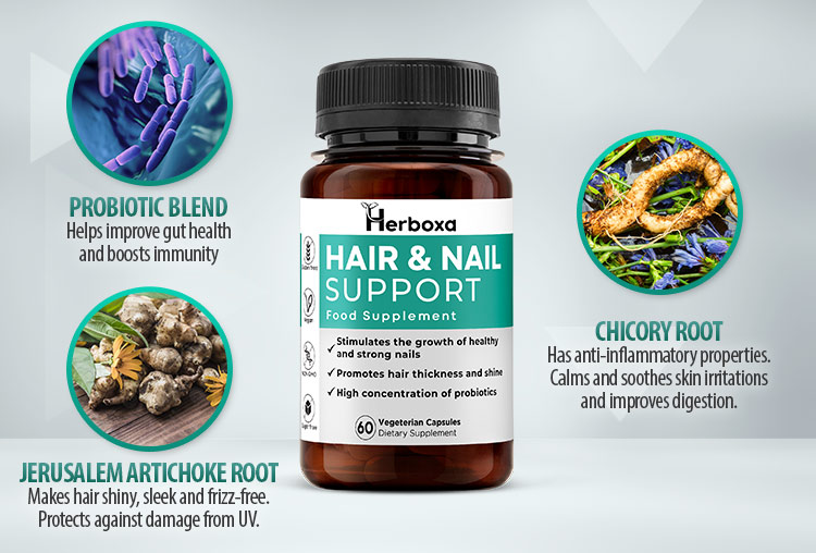 Herboxa Hair & Nail Support | Food Supplement