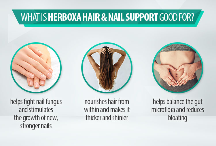 Herboxa Hair & Nail Support | Food Supplement