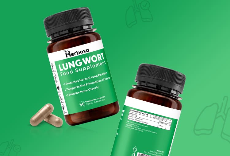 Herboxa Lungwort | Lung Support Supplement