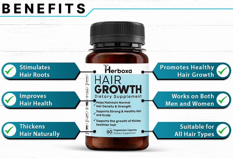 Herboxa Hair Growth | Dietary Supplement