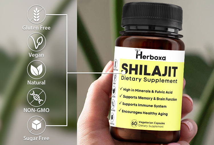 Herboxa Shilajit | Immune Support & Brain Boost