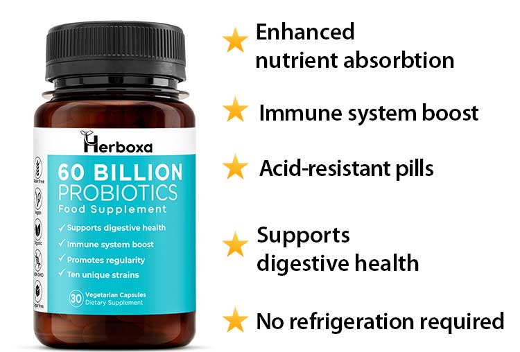 Herboxa Probiotic 60 Billion | Food Supplement