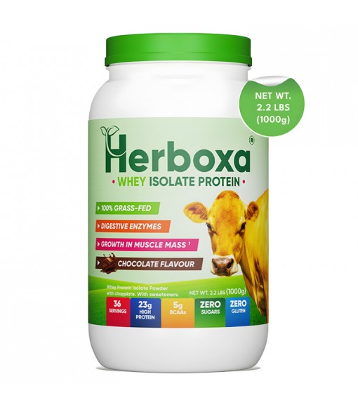 Herboxa Whey Isolate Protein 100% Grass Fed