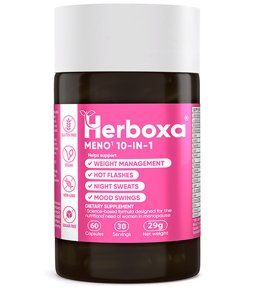 Herboxa® MENO 10-IN-1 | Menopause Relief Supplement